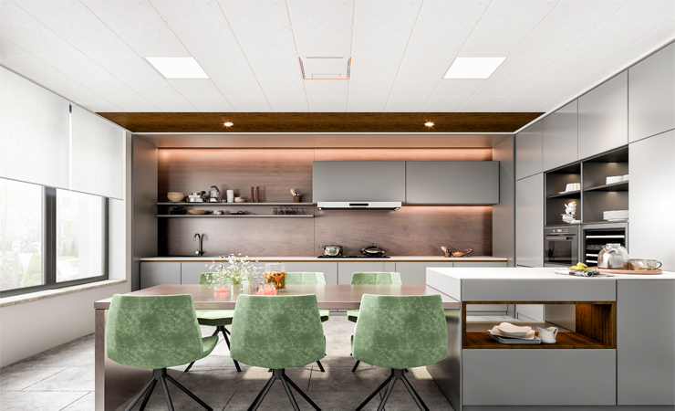 功能全面,高顏值的廚衛(wèi)集成吊頂你會心動嗎?