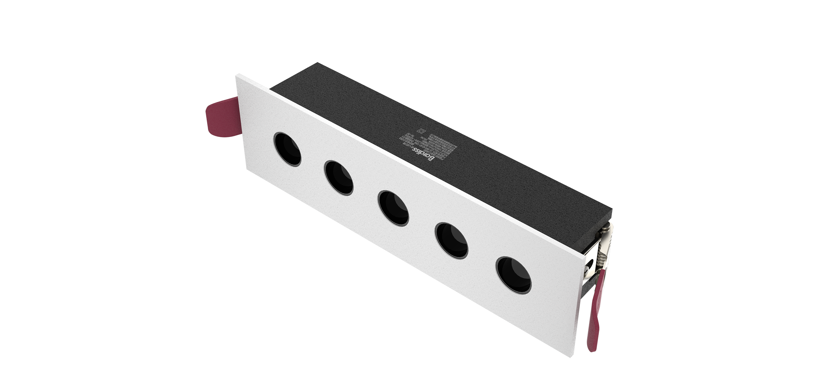 集成吊頂單照明BDS-3S-BM-XD30-10W(5x2W 三色撥碼調溫 線燈）效果圖