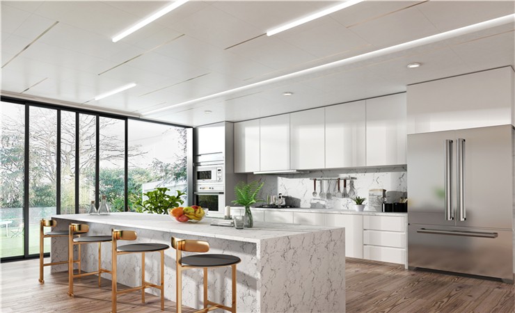 簡約現代風格的開放式廚房 簡約現代風格的開放式廚房