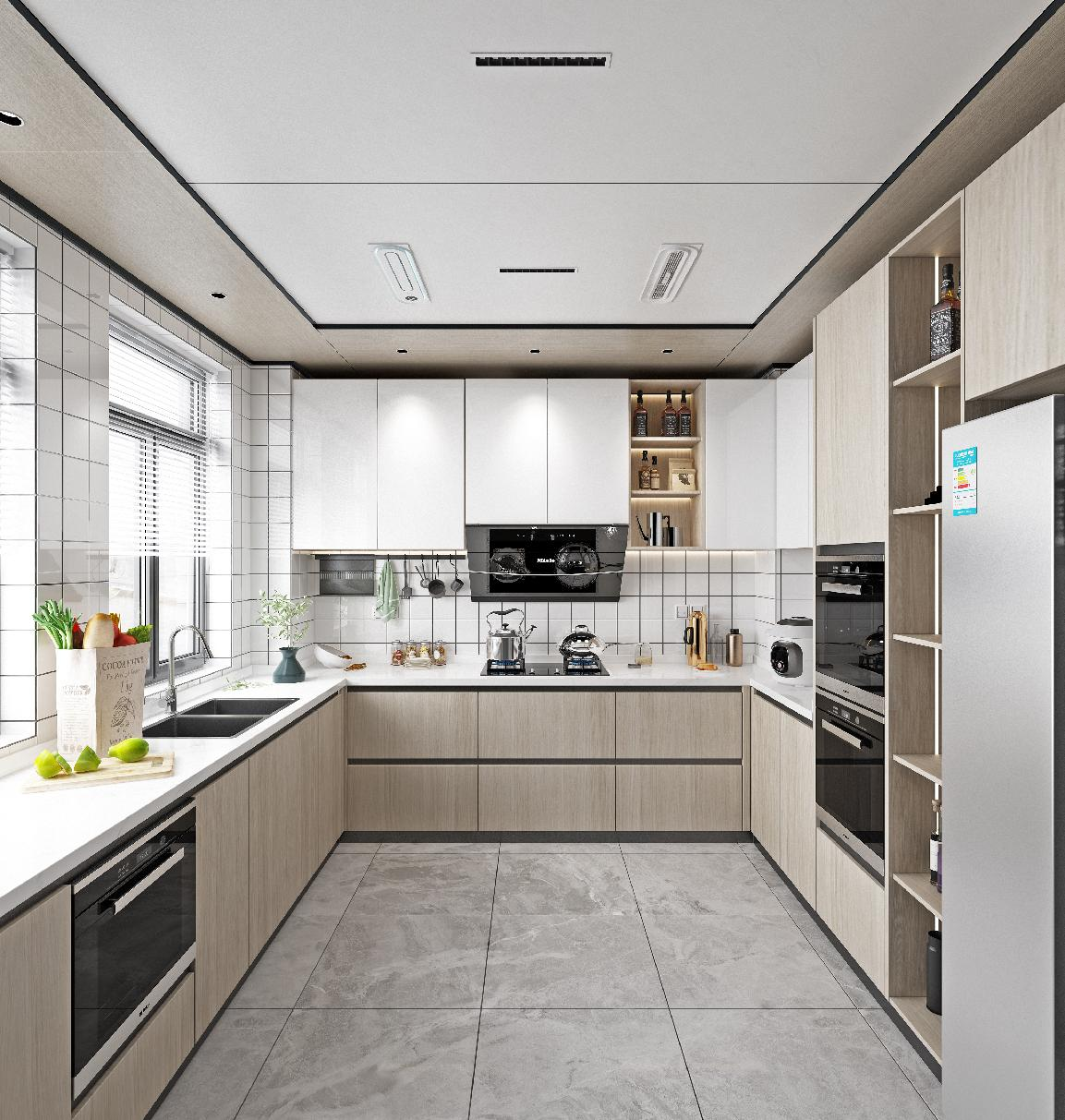 廚房吊頂裝修效果圖二 廚房吊頂裝修效果圖二